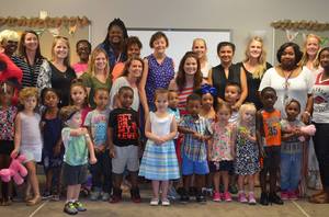 Emmy Award winning actress visits Pike View Early Childhood Center